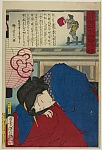 11 p.m., from the series "Twenty-Four Hours at Shinyanagi (Shinyanagi nijuyoji)"