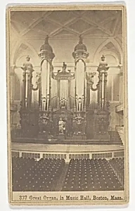 337 Great Organ, in Music Hall, Boston, Mass
