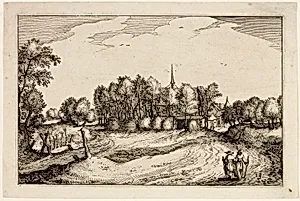 A Convent, plate thirteen after Pictures of Farms, Country Houses and Rustic Villages (Praediorum villarum et rusticarum casularum icones)