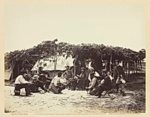 A Fancy Group, in Front of Petersburg