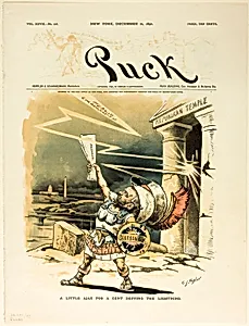 A Little Ajax for a Cent Defying the Lightning, from Puck