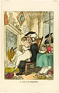 A Man of Feeling by Thomas Rowlandson