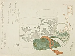 A Pair of Boxes, a Letter Box, and Plum Blossoms