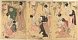 A Parody of Yuranosuke in the Pleasure Quarters (Mitate Yuranosuke yukyo)