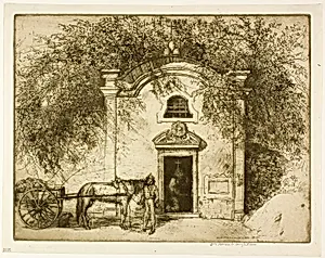 A Wayside Chapel by Donald Shaw MacLaughlan