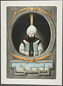 Abdul Hamid Khan, from Portraits of the Emperors of Turkey