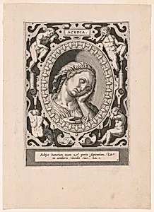 Acedia, plate 7 from The Seven Vices