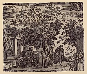 Achille reconnu par Ullysse (Achilles Recognized by Ulysses) (Furnishing Fabric)