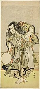Actor Nakamura Nakazô I as Monk Shunkan in “Outing to Pick Pine Seedlings on the Rat-Day of the New Year” (“Hime Komatsu Ne no Hi Asobi”)