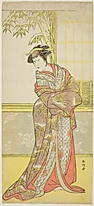 Actor Sanogawa Ichimatsu III Possibly as Masago Gozen in “A Courtesan’s ‘Mirror of the East’” (“Keisei azuma kagami”)