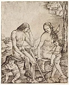 Adam and Eve with Infants Cain and Abel