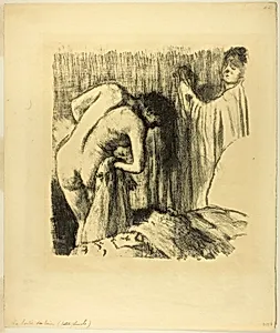 After the Bath III by Hilaire Germain Edgar Degas