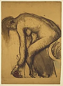 After the Bath (Woman Drying Her Feet) by Hilaire Germain Edgar Degas