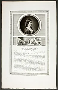 Aimée-Cécile-Renaud, from the series Tableaux historiques de la révolution française