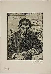 Albert Engström by Anders Zorn