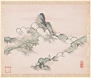 Album of Landscapes and Calligraphy for Liu Songfu by Xugu