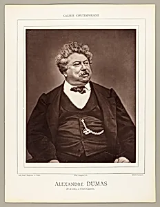 Alexandre Dumas (French novelist and playwright, 1802-1870) by Etienne Carjat