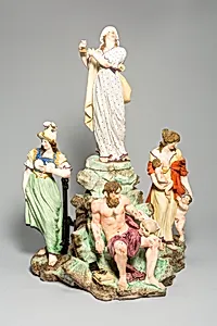 Allegorical Figure Group: The Virtues