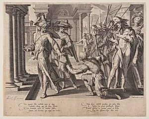 Allegory of Justice, plate 11 from Thrones of Justice (Thronus Iustitiae)