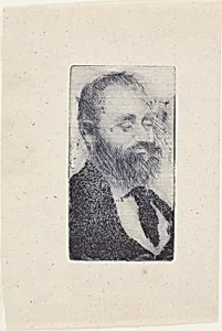 Alphonse Hirsch by Hilaire Germain Edgar Degas