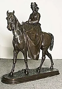 Amazon: Mme. L. Riding Monte Cristo, Pure-Bred English Horse