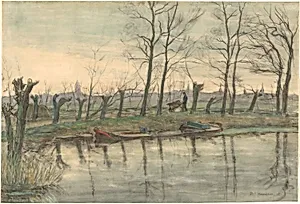 Amsterdam Skyline Viewed from the West