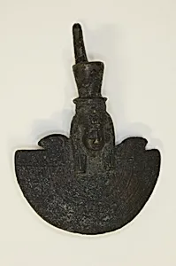 Amulet of an Aegis with the Head of the Goddess by Ancient Egyptian