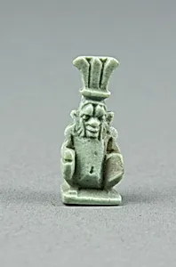 Amulet of the God Bes by Ancient Egyptian