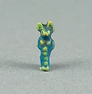 Amulet of the Mummiform God Anubis by Ancient Egyptian