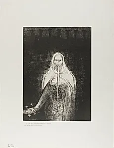 And He Had in His Right Hand Seven Stars; and Out of His Mouth Went a Sharp Two-Edged Sword, plate 1 of 12 by Odilon Redon