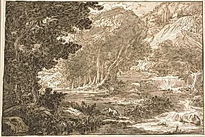 Angelica Resting Under a Tree, from Orlando Furioso