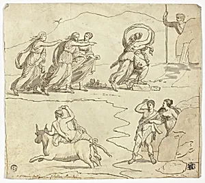 Antique Mosaic in the Barberini Palace