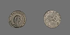 Antoninianus (Coin) Portraying Mariniana by Ancient Roman