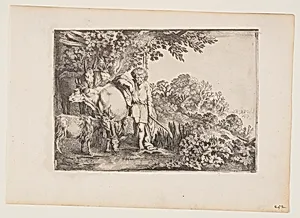 Argus Attending his Herd, plate 2 from The Story of Mercury and Argus