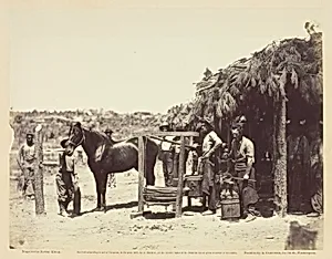 Army Forge Scene, in Front of Petersburg
