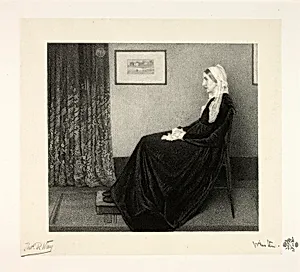 Arrangement in Grey and Black: Portrait of the Artist's Mother, after Whistler