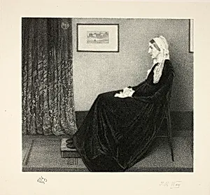 Arrangement in Grey and Black: Portrait of the Artist's Mother, after Whistler