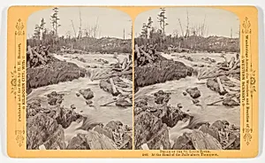 At the Head of the Falls above Thompson, No. 1801 from the series "Dells of the St. Louis River"