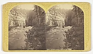 Au Sable Chasm, Running the Rapids, No. 1686 from the series "Crystal"