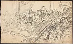 Audience at a Parisian Theatre I