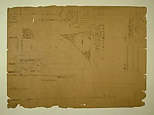 Auditorium Building, Chicago, Illinois, Plaster Details with Electric Lights