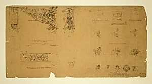 Auditorium Building, Chicago, Illinois, Plaster Details for Gallery