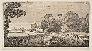August, from The Twelve Months of the Year by Jan van de Velde, II