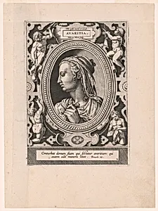 Avaritia, plate 2 from The Seven Vices