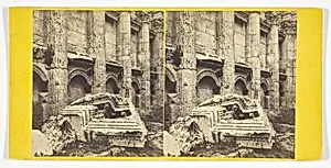 Baalbek - Temple of Jupiter, No. 71 from "Good's Eastern Series"