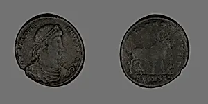 Base (Coin) Portraying Emperor Julianus by Ancient Roman