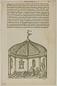 Bath House from Hyperotomachie ou discours du son gede Poliphile, plate 69 from Woodcuts from Books of the XVI Century