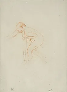 Bather by Pierre-Auguste Renoir