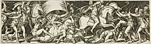 Battle of Cavaliers and Infantrymen