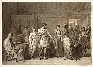 Bayard Refusing the Presents of His Hostess, in Brescia